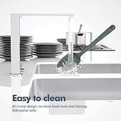 ChefAide 5 Pieces Silicone Spatula Set, Food Grade