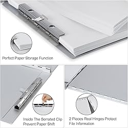 Sunnyclip Aluminum Clipboard with Storage