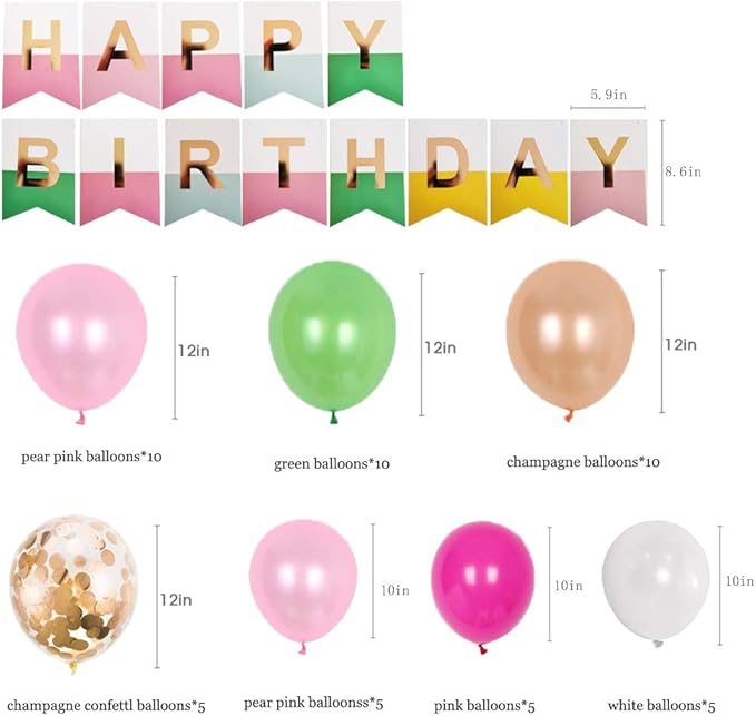 Bannieres Jeux Et Jouets Multicolore Ballons Theme Foret Joyeux Anniversaire Decoration Jungle Decoration Fiesta Mexicain Carnaval Specool Decoration Anniversaire Guirlande Happy Birthday Ballon Estiloss Com