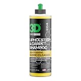 3D Upholstery & Carpet Shampoo - High Foam Stain Remover & Odor Eliminator Shampoo 16oz.