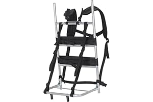 Kokiya Heavy Carrying Backpack Frame, Folded Bag Frame, Sturdy Gear Rucksack, Aluminum Nylon for Outdoor Trekking Camping Cli