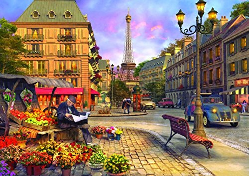 Anatolian Paris Street Life Jigsaw Puzzle (1500 Piece)