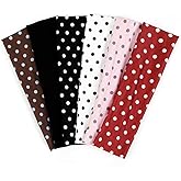 TERSE Polka Dot Headbands for Women Trendy Women Hair Accessories: Cute Head Bands for Women's Hair Fashion Hairbands 6PCS