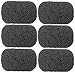 Iconikal 6-Pack Bar Soap Saver, 4.5 x 3-Inch, Dark Grey Charcoal Color