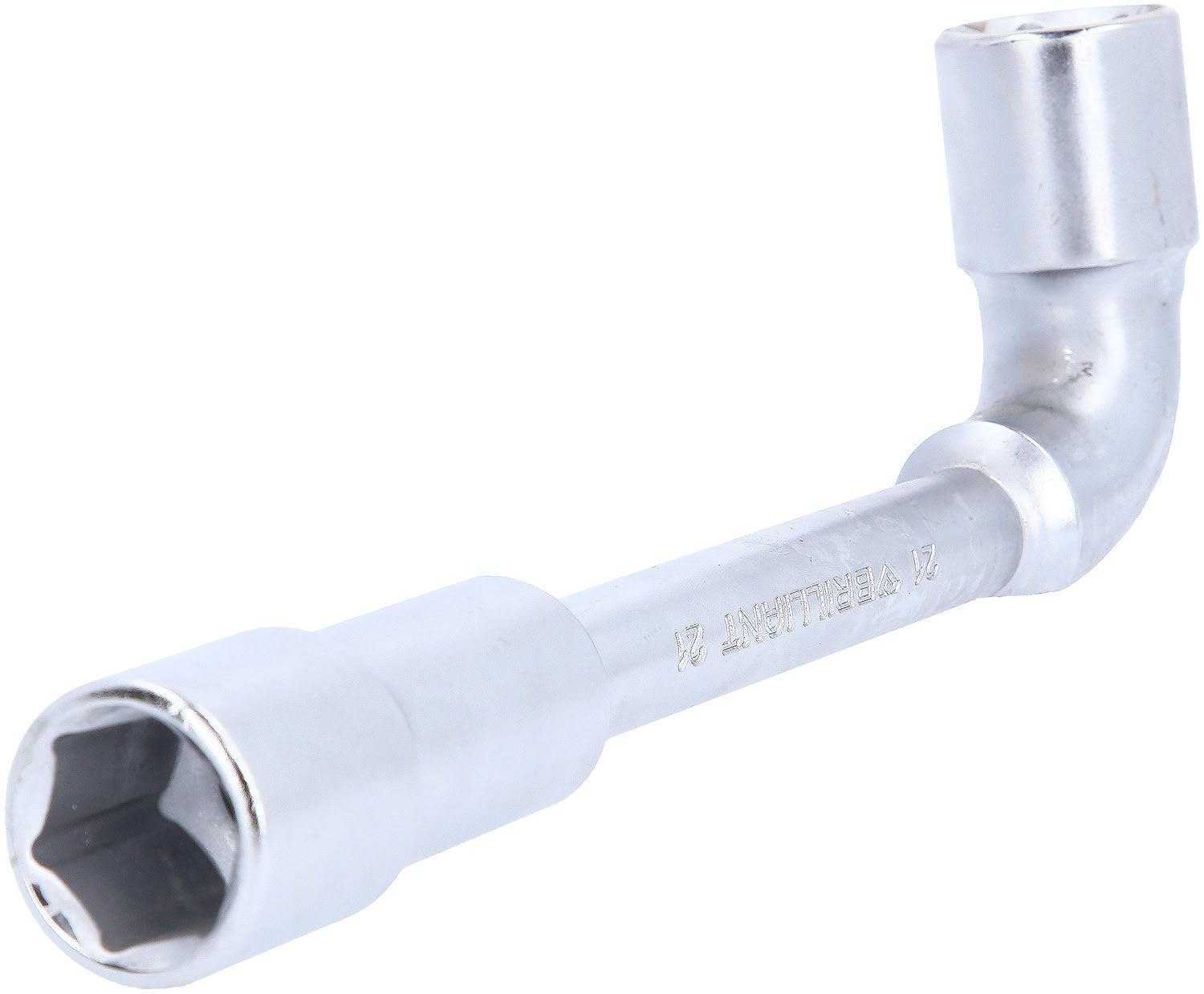 BRILLIANT TOOLS BT015021 Double Socket Spanner 21 mm [Powered by KS Tools]