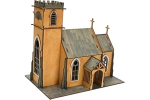 RoaQinFo 1/72 European Building Model Kit, Unassembled, DIY Collection, Gift, Easy