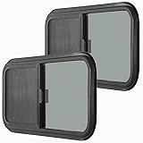 LITBM 2 Pack Horizontal RV Window, 24" W x 20" H