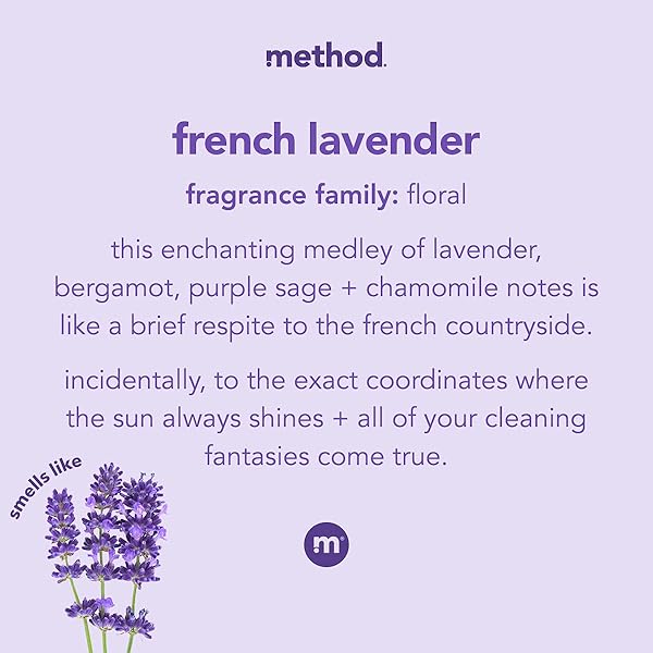 METHOD FOAMING HAND SOAP, FRENCH LAVENDER, BIODEGRADABLE FORMULA, 10 FL OZ (PACK OF 1)