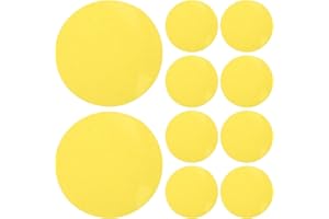 SWETRACE 20pcs Self-Adhesive Warm Light Filter Film for 50mm LED Bulbs, Round Gel Stickers for Spotlights