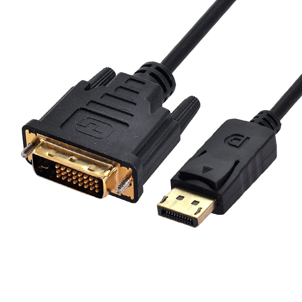 Cablecc DisplayPort DP Male Source to DVI Male Single Link Video 1080p 60hz Cable 6ft 1.8m for DVI Monitor