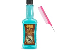 yper Comb + R𝐞𝐮z𝐞𝐥 HAIR TONIC (16.9 oz / 500 mL XXL size) Men Hair Styling Product for Man (w/SIeekshop Pink Comb) (Hair 
