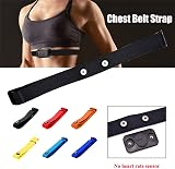 Lrtzizy 3Pcs Heart Rate Chest Strap Adjustable Elastic Sports Wireless Monitor view 4