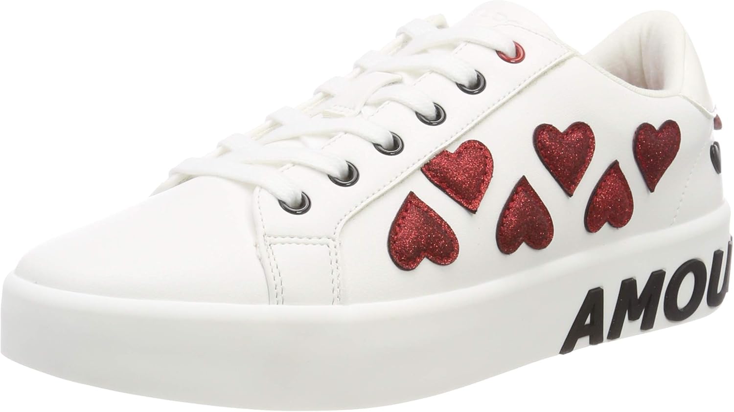 aldo red tennis shoes