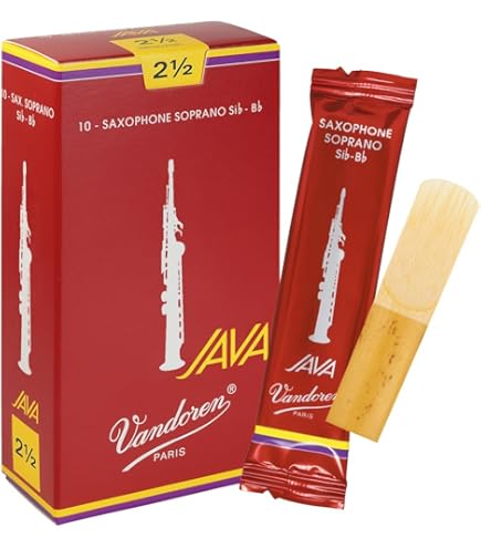 Amazon.com: Vandoren SR2625R Alto Sax JAVA Red Reeds