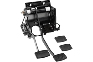 keriolee F3TZ2455A Brake Clutch Pedal Assembly with Bracket Spring Replacement for 1992-1996 F150 Bronco; 1992-1997 Ford F250 F350 Brake Pedal Assembly, Brake Clutch Pedals