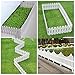 CHICIEVE 4 pcs 11.8x19.7inch White Plastic Picket Fence Christmas Xmas Tree Wedding Party Decoration Indoor Garden Border and Dog Cat Christmas Tree Protector (78.7 Inch in Total)