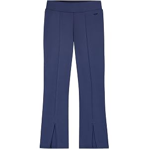 Dockers Girls' Flare Legging, High Waisted with Split Hem Bottom, Cotton Interlock