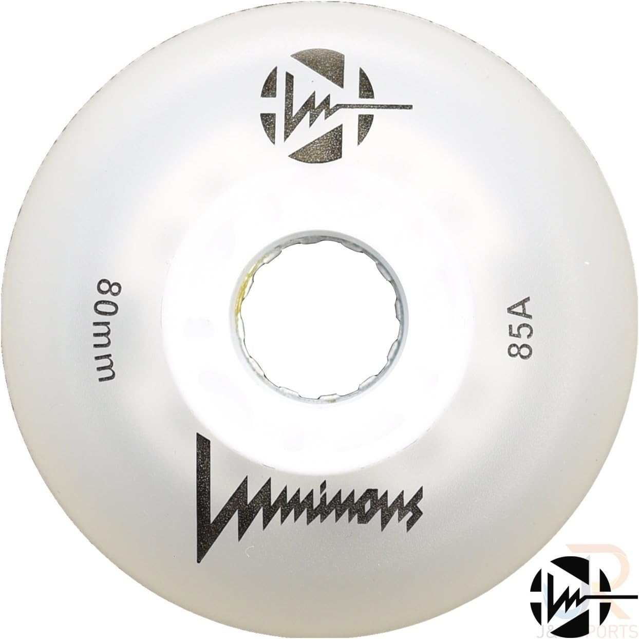 Luminous White Light-Up Inline Skate Wheel (Single Wheel)