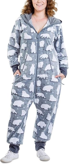 Amazon Co Jp クリスマスパジャマワンピースパジャマ女性秋と冬の雪だるましたフード付きホームサービスジャンプスーツグレー 寒い夜は暖かく過ごしましょう Color Gray Size Medium ホーム キッチン