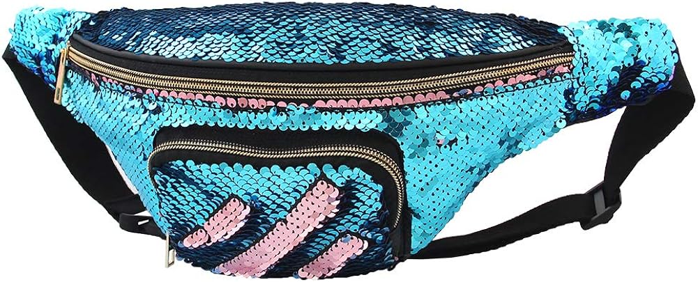 mermaid sequin fanny pack
