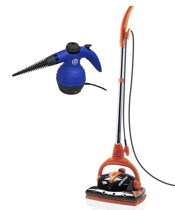 Euroflex Monster EZ2 1200w Disinfecting Floor Steam Cleaner with Carpet