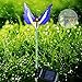 YUNLIGHTS 3pcs Garden Solar Lights Outdoor Garden Stake Lights Multi-Color Changing LED Fiber Optic Butterfly with Purple LED Light Stake for Garden Patio Backyard Decoration