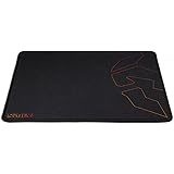 Krom Knout Kontrol - Alfombrilla Gaming, Color Negro