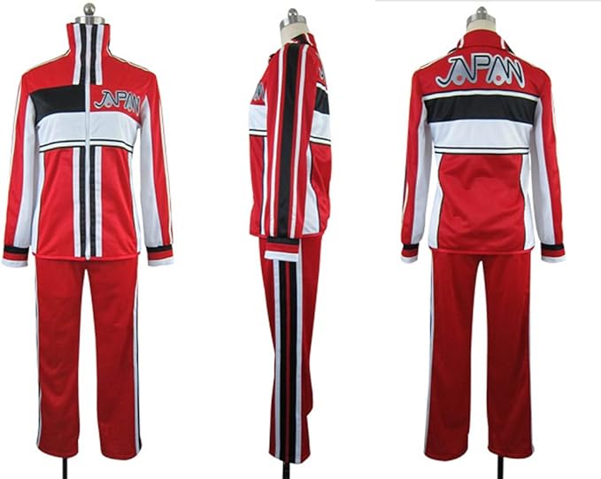 Amazon ノーブランド品 654新テニスの王子様 U 17選抜 赤ジャージコスプレ衣装 女性xl ノーブランド品 コスプレ 仮装 通販
