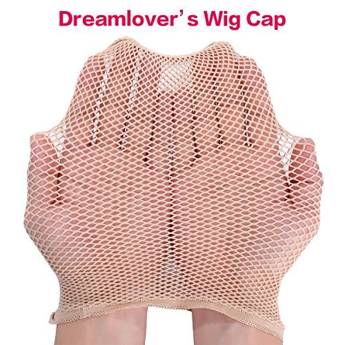 image for 3 Pack Dreamlover Close End Fishnet Wig Caps, Thicker and Strong Nylon