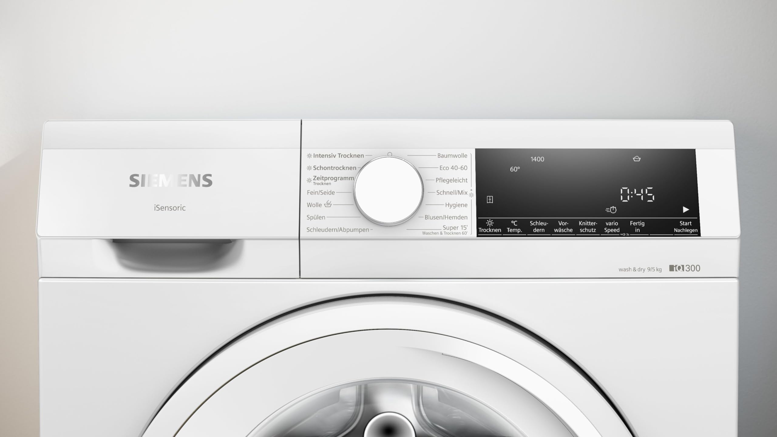 Siemens iQ300 Waschtrockner 9 kg Waschen 5 kg Trocknen 1400 UpM WN34A141 2
