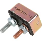 GLOSO Circuit Breakers Stud Bolt Type for Truck Bus RV Automotive Motorcycle No Bracket Metal Cover Auto Reset (T1) - 1 Pack (30A) E511