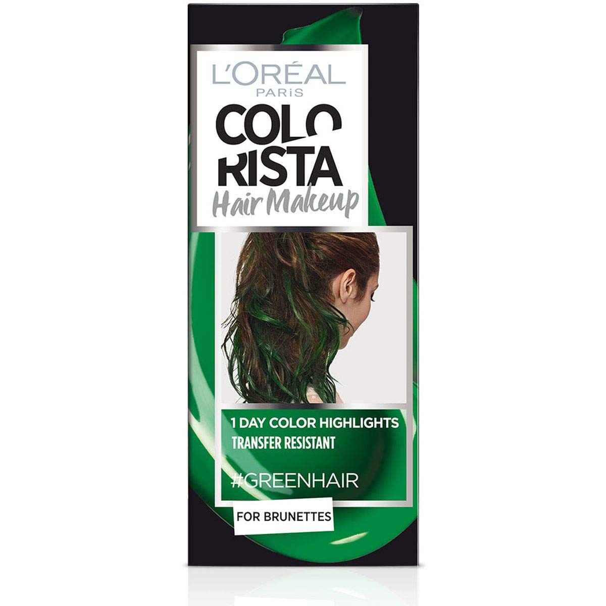 L'OREAL - Coloration Temporaire - COLORISTA HAIR MAKEUP - #greenhair