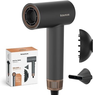 Seche Chaveux Professionel Ionique 1800w Diffseur Raides et Bouclés