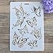 DIY Decorative Stencil Template for Painting on Walls Furniture Crafts (Butterfly)