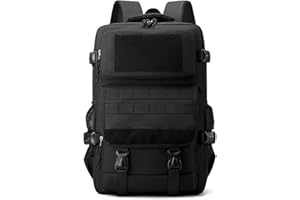 Outdoor Tactical Backpack Mountaineering Camping Camouflage Rucksack Khaki Large Capacity Sports Backpack with Molle Webbing