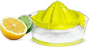 ARK Reamer Lemon Squeezer - Citrus Juicer, BPA-Free, Anti-Slip Hand Press w/ Measuring Cup - Easy to Use &amp; Clean Manual Juicers for Fresh Orange or Lime Juice - Kitchen Gadgets