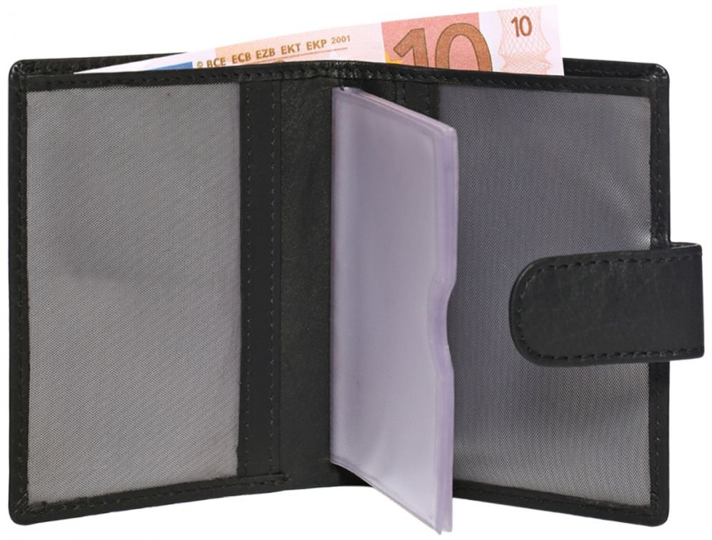 LAVERI Bifold Wallet Multiple Credit Card Holder Case Slim Pocket Case in Genuine Leather #1865