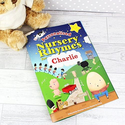 Personalised Nursery Rhyme Book - Ideal for 1st Birthday, Christmas, New Born, Christenings
