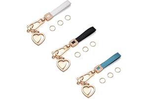 Kavilin Keychain For Car Keys, 360 Degree Rotatable Key Fob Keychain For Men And Women, Anti-Lost D-Ring (With Gift Box)