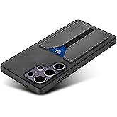 Kowauri Case for Samsung Galaxy S25 Ultra [Not fit for S25/S25 Plus], PU Leather Wallet Case with Credit Card Slot Holder Ultra Slim Protector Case for Samsung Galaxy S25 Ultra (Black)