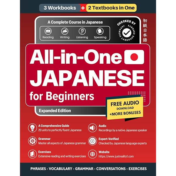 Learning Japanese Textbook for Beginners: 5 Books in 1: History