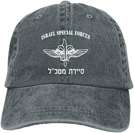 MMGVSGKKSayeret Matkal Unisex Flat Bill Hip Hop Cap Baseball Hat Head-wear Cotton Trucker Hats Asphalt