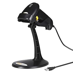 WoneNice Hands-Free USB Barcode Scanner with Stand