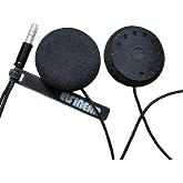 ELFINEAR Acoustix Elite Helmet Speakers, Black, 45mm Dynamic Drivers, HiFi Crystal Copper Wire, 3.5mm AUX Compatible with Most Communicators (ACOUSTIX Elite 45MM)