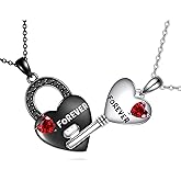 ZPMMPZ 2pcs Matching Necklaces 925 Sterling Silver Good Friends Pendant BFF Jewelry Gifts for Women Sisters Couples