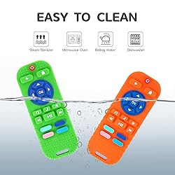 Hooku 2-Pack Silicone Teethers for Babies 0-6