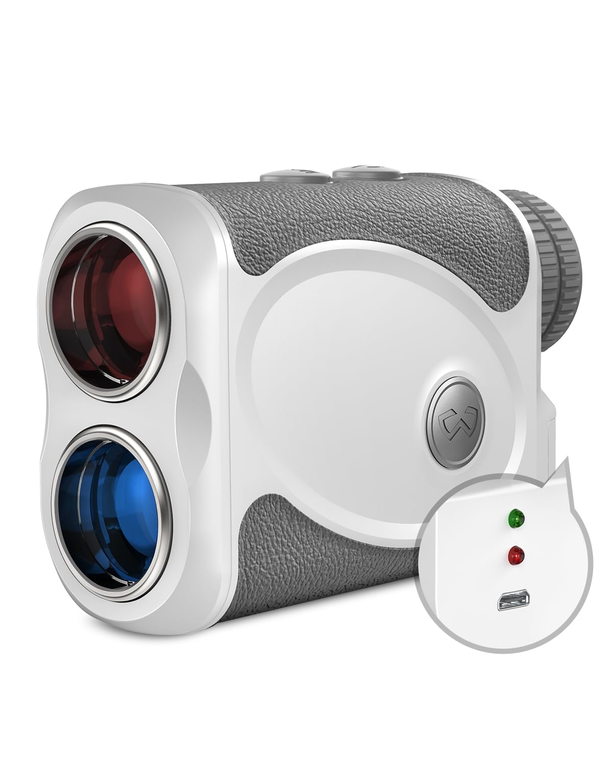 WOSPORTS Golf Rangefinder: 800/1200 Yard Laser Range Finder with Flag Lock & Vibration | Tournament Legal