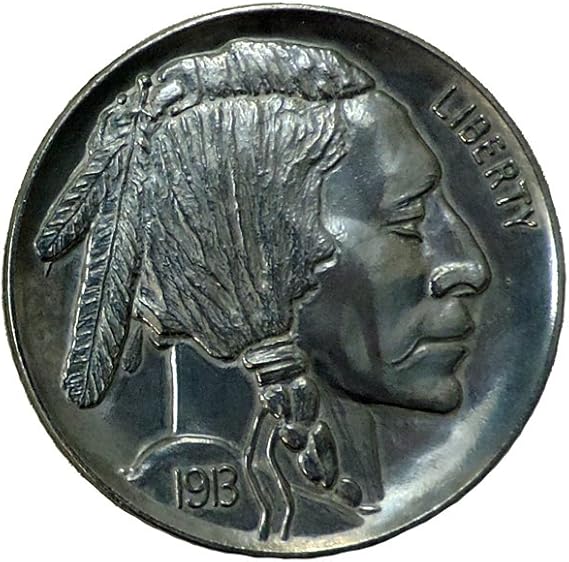 Giant Novelty Buffalo Indian Head Nickel Fake Jumbo Coin Everything Else