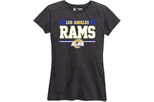 Team Fan Apparel NFL Womens Plus Size Relaxed Fit T-Shirt, Gameday Apparel, Tagless Rib Neck Contour Fit Short Sleeve Tee