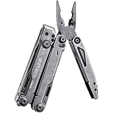 NEXTORCH Pioneer MT20 15-in-1 Rescue Multi-Tool - Stonewashed Black | First Responder EDC, Trauma Shears, Flexcuff Cutter, Stonewash Finish, Sheath Included, outdoor use